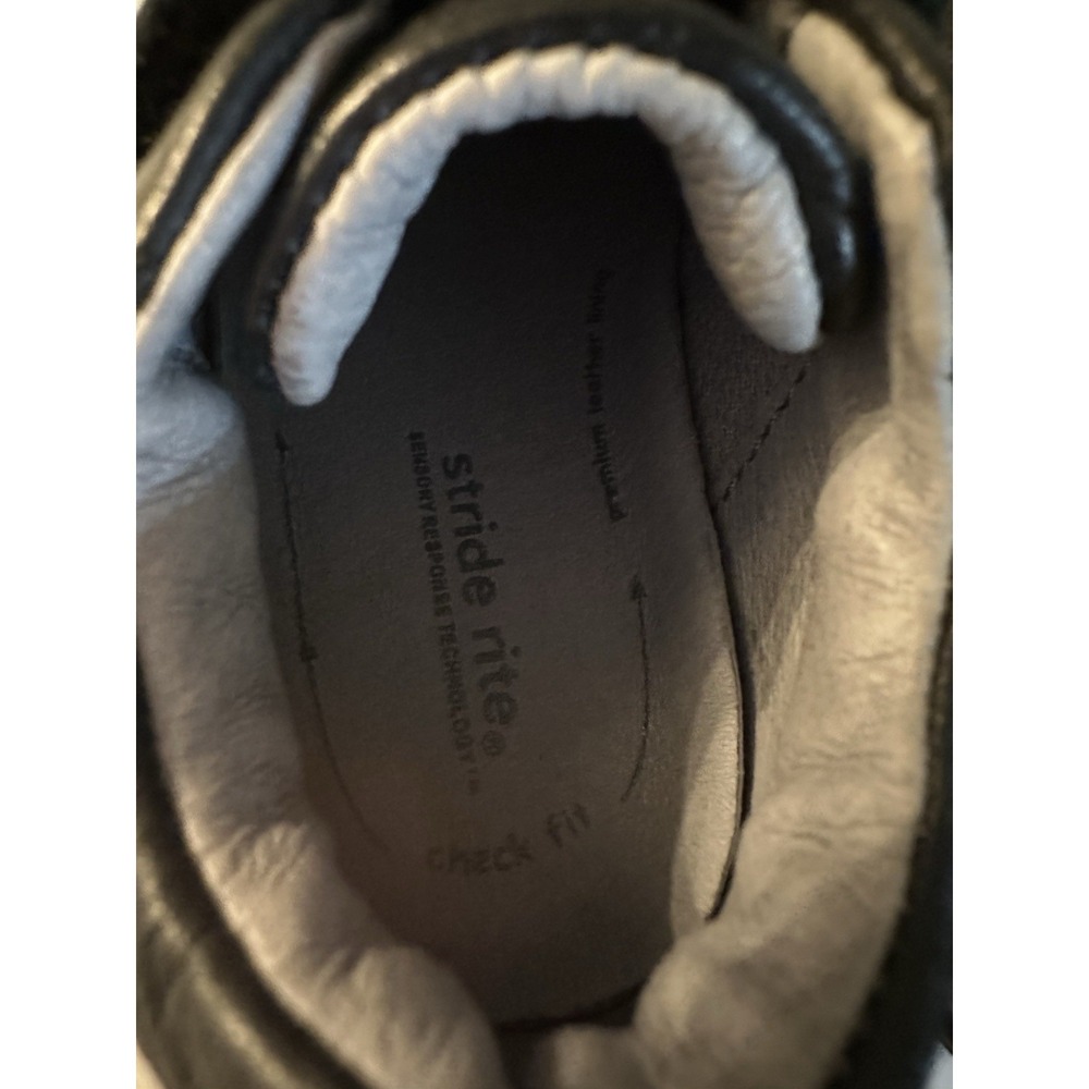 STRIDE RITE INFANT SRT ROSS DRESS SHOE, BLACK SIZE 4.5 - Picture 4 of 6